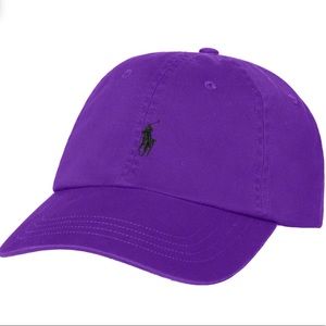 NEVER WORN - Ralph Lauren Purple & Black ⚾️ Hat